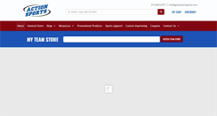 Desktop Screenshot of go2actionsports.com